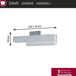 Paulmann URail skinneadapter Zigbee 3.0, krom mat