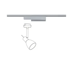 Paulmann URail skinneadapter Zigbee 3.0, krom mat