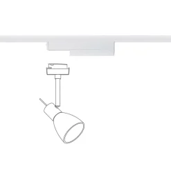 Paulmann URail skinneadapter, ZigBee, hvid