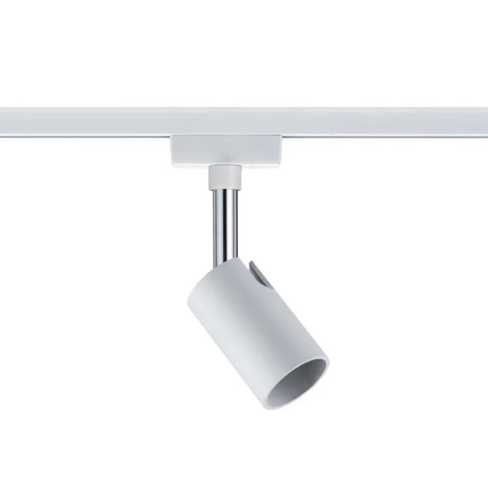 Paulmann URail skinnespot Pure I, hvid mat, GU10, metal