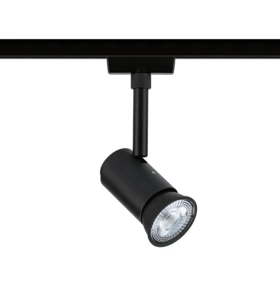 Paulmann URail skinnespot Runa, sort mat, GU10