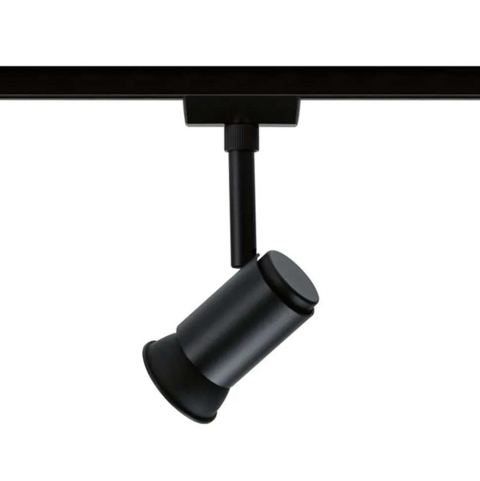 Paulmann URail skinnespot Runa, sort mat, GU10