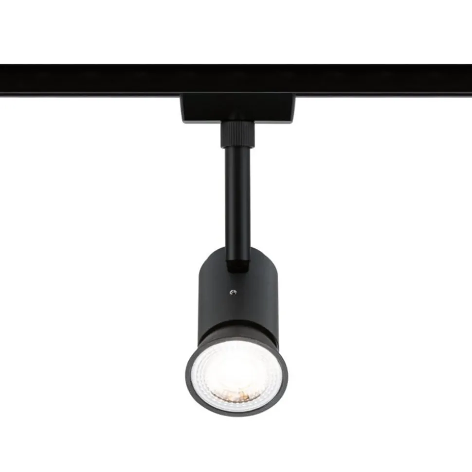Paulmann URail skinnespot Runa, sort mat, GU10