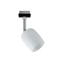 Paulmann URail Spot Blossom sort, satineret glas