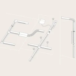 Paulmann URail systemskinne, 100 cm, sort mat