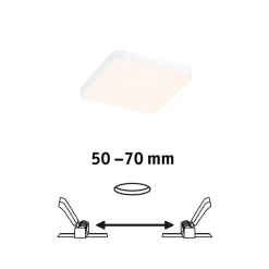 Paulmann Veluna Edge IP44 3000K dimm 9x9cm