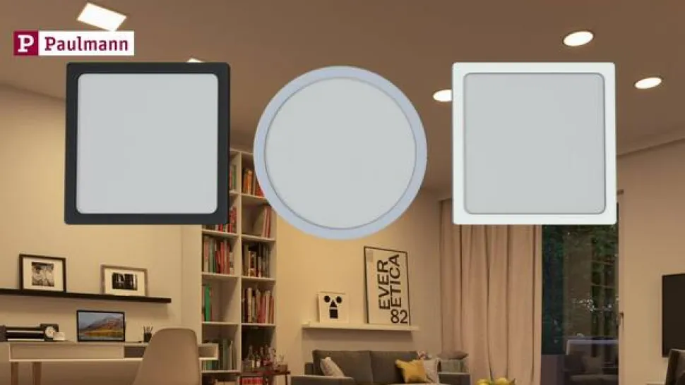 Paulmann Veluna Edge IP44 4.000K dimm Ø 9cm