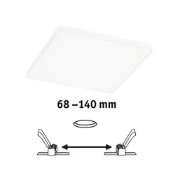 Paulmann Veluna Edge IP44 4000K dimm 16x16cm