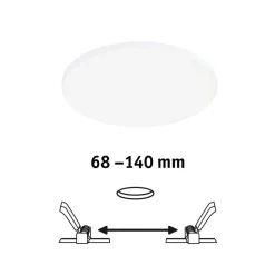 Paulmann Veluna Edge LED indbygget IP44 4.000K Ø 16cm
