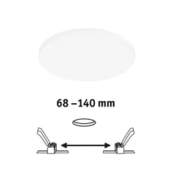 Paulmann Veluna Edge LED indbygget IP44 4.000K Ø 16cm