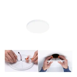 Paulmann Veluna Edge LED indbygget IP44 4.000K Ø 9cm