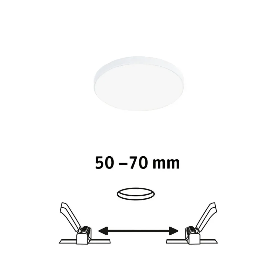 Paulmann Veluna Edge LED indbygget IP44 4.000K Ø 9cm