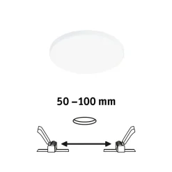 Paulmann Veluna Edge LED indbygget IP44 4.000K Ø 12cm