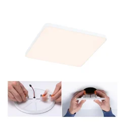 Paulmann Veluna Edge LED indbygget IP44 3000K 16x16cm