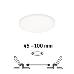 Paulmann Veluna LED-indbygningslampe 4000K Ø12,5cm