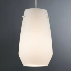 Paulmann Vento lampeskærm, hvid, Ø 17 cm, glas