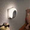 Paulmann Viby LED-natlys, med stikdåse, rund