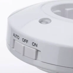 Paulmann Viby LED-natlys, med stikdåse, rund