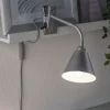 Paulmann Vitis klemmelampe, grå