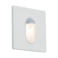 Paulmann Wall indbygningslampe, sensor kantet hvid