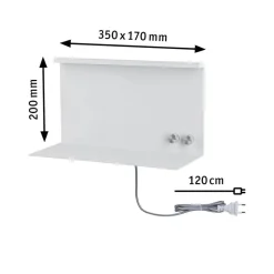 Paulmann Yannie LED-væglampe, 2 lyskilder