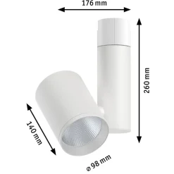 Paulmann Zeuz URail Spot 4.000K 15° hvid mat