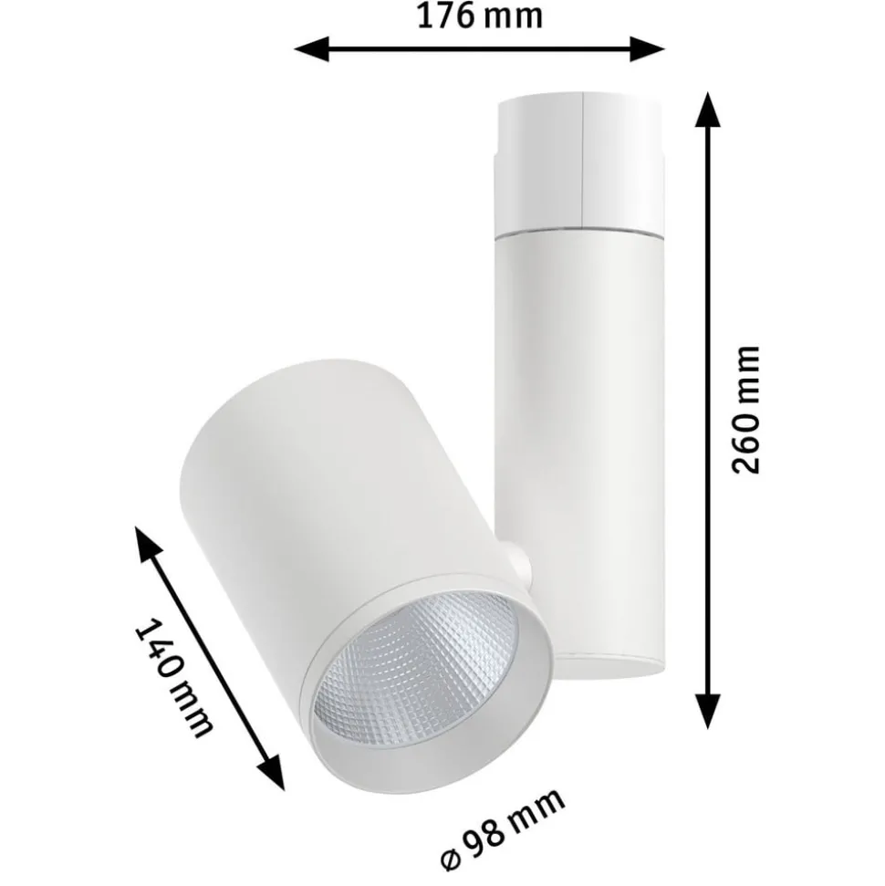 Paulmann Zeuz URail Spot 4.000K 15° hvid mat