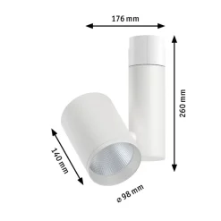 Paulmann Zeuz URail Spot 4.000K 15° hvid mat