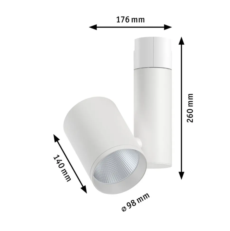 Paulmann Zeuz URail Spot 4.000K 15° hvid mat