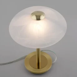 Paul Neuhaus Enova bordlampe, mat messing