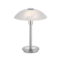 Paul Neuhaus Enova bordlampe, stålfarvet