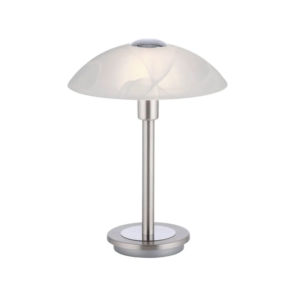 Paul Neuhaus Enova bordlampe, stålfarvet