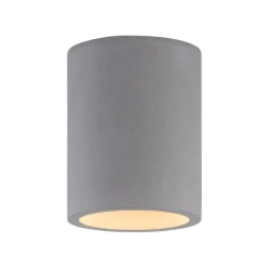 Paul Neuhaus Eton loftlampe, grå, beton, Ø 11 cm, GU10