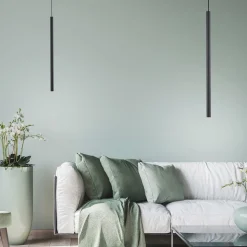 Paul Neuhaus Flute LED-hængelampe 1 lyskilde sort