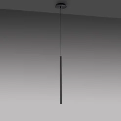 Paul Neuhaus Flute LED-hængelampe 1 lyskilde sort