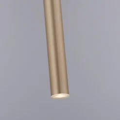 Paul Neuhaus Flute LED-hængelampe 1 lyskilde messing