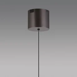 Paul Neuhaus Hængelampe Q-Kon sølvfarvet Ø 21 cm