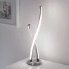 Paul Neuhaus LED-bordlampe Polina, sølv, metal, dæmpbar