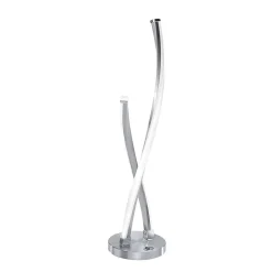 Paul Neuhaus LED-bordlampe Polina, sølv, metal, dæmpbar