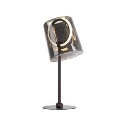 Paul Neuhaus LED-bordlampe Zula, røggrå, højde 42 cm