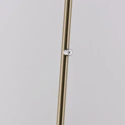 Paul Neuhaus LED-gulvlampe Akku-Bente, messing, CCT, USB-C