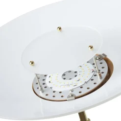 Paul Neuhaus LED-gulvlampe Alfred, messingfarvet, dæmpbar