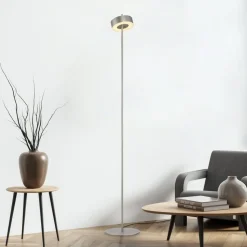Paul Neuhaus LED-gulvlampe Q-Rotate aluminium 140 cm
