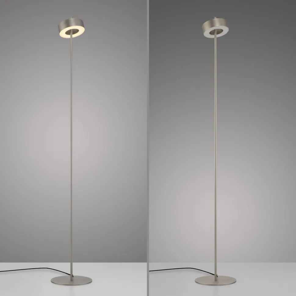 Paul Neuhaus LED-gulvlampe Q-Rotate aluminium 140 cm