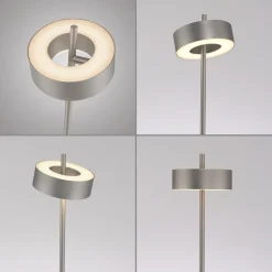 Paul Neuhaus LED-gulvlampe Q-Rotate aluminium 140 cm