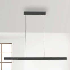 Paul Neuhaus LED-hængelampe Adriana Square, grå, op/ned