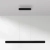 Paul Neuhaus LED-hængelampe Q-Stretto, sort, 120 cm