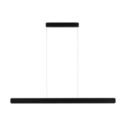 Paul Neuhaus LED-hængelampe Q-Stretto, sort, 120 cm