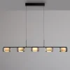 Paul Neuhaus LED-hængelampe Rika, 119 cm, glas, dæmpbar