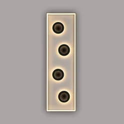 Paul Neuhaus LED-loftlampe Dune, 100 cm, sort, CCT, dæmpbar.